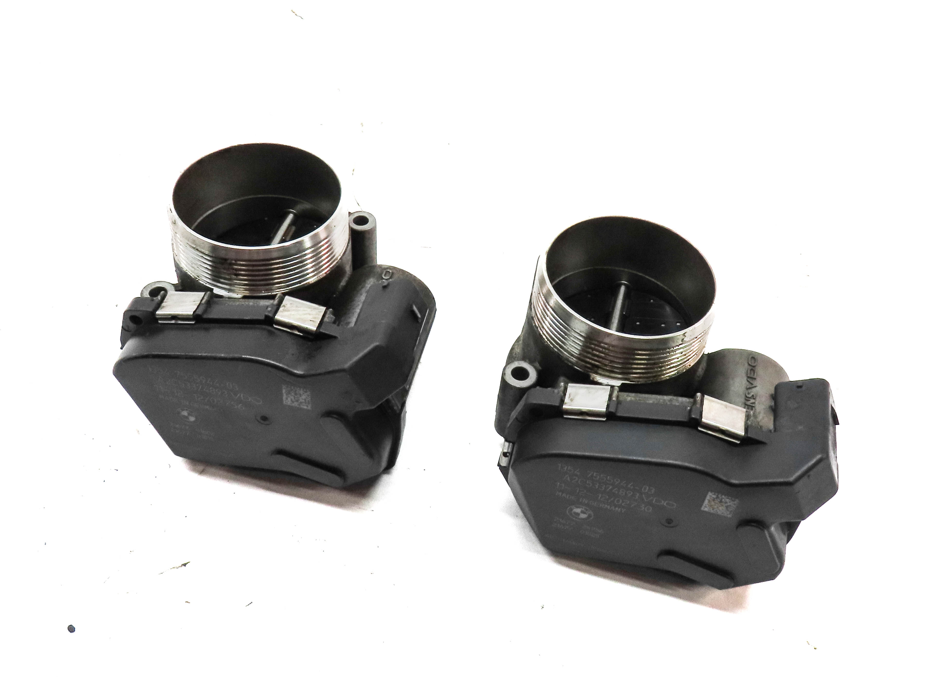 08-18 BMW 550i 650i 750i B6 B7 M5 M6 X5 X6 4.4L TWIN TURBO THROTTLE BODY SET 2 — exact item pictured